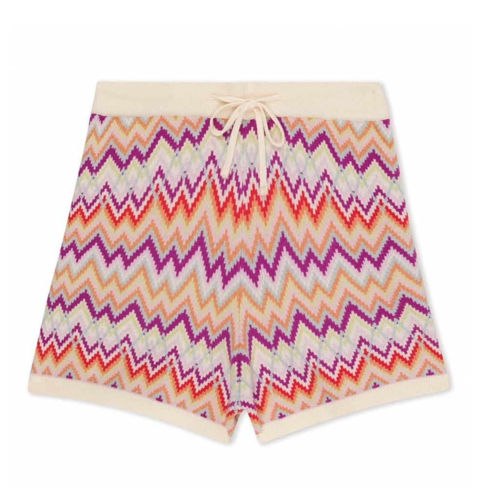 NWT EllandEmm EE Zig Zig Knit Shorts